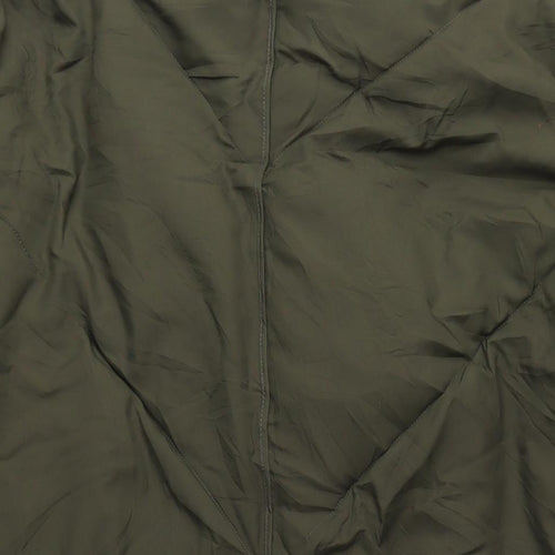 Urban Outfitters Womens Green Puffer Jacket Coat Size M Zip