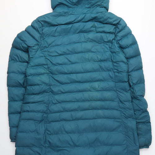 Mountain Warehouse Womens Blue Puffer Jacket Coat Size 12 Zip