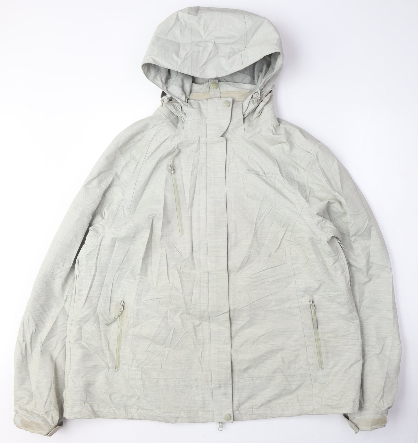 Mountain Warehouse Womens Green Anorak Coat Size 20 Zip