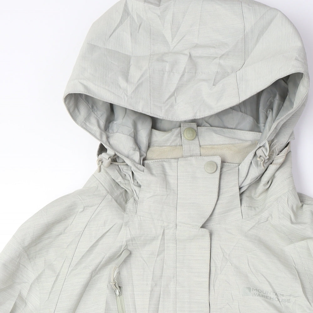 Mountain Warehouse Womens Green Anorak Coat Size 20 Zip