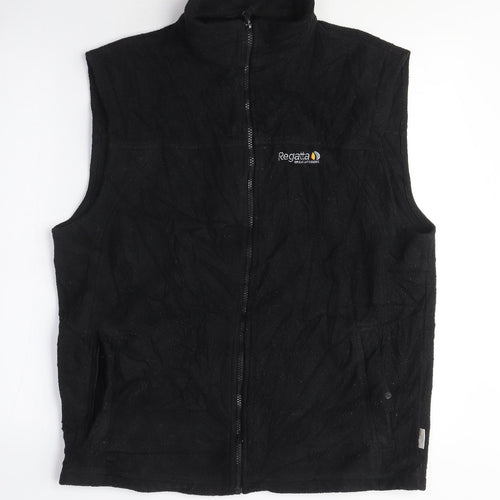 Regatta Mens Black Gilet Jacket Size L Zip