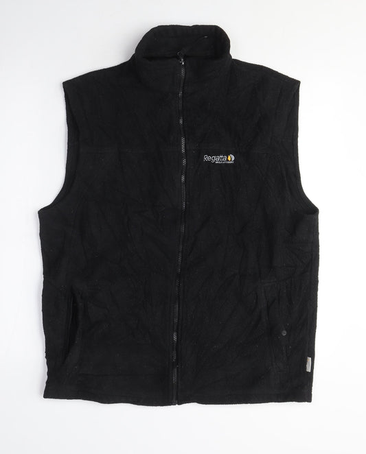 Regatta Mens Black Gilet Jacket Size L Zip