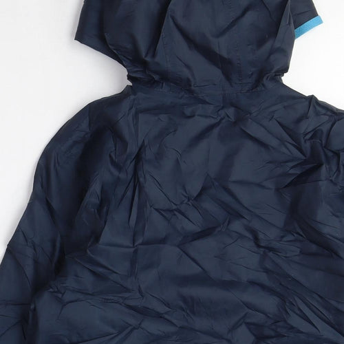Quechua Boys Black Anorak Coat Size 12 Years Zip