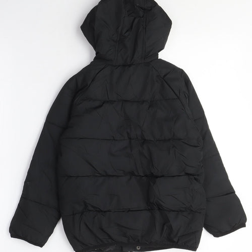 McKenzie Boys Black Puffer Jacket Coat Size 5-6 Years Zip