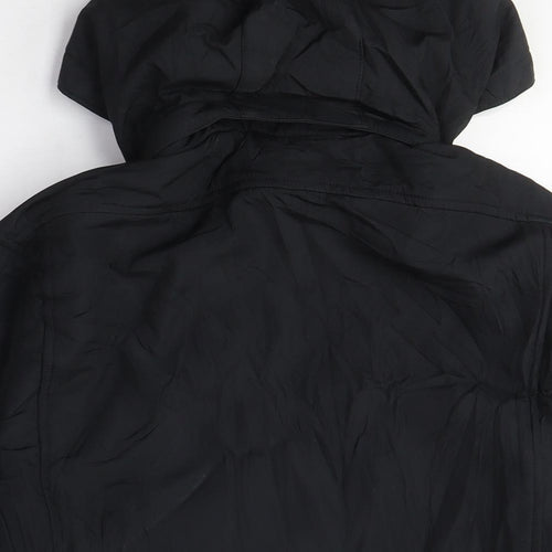Wigan Warriors Mens Black Anorak Coat Size S Zip - Wigan Rugby