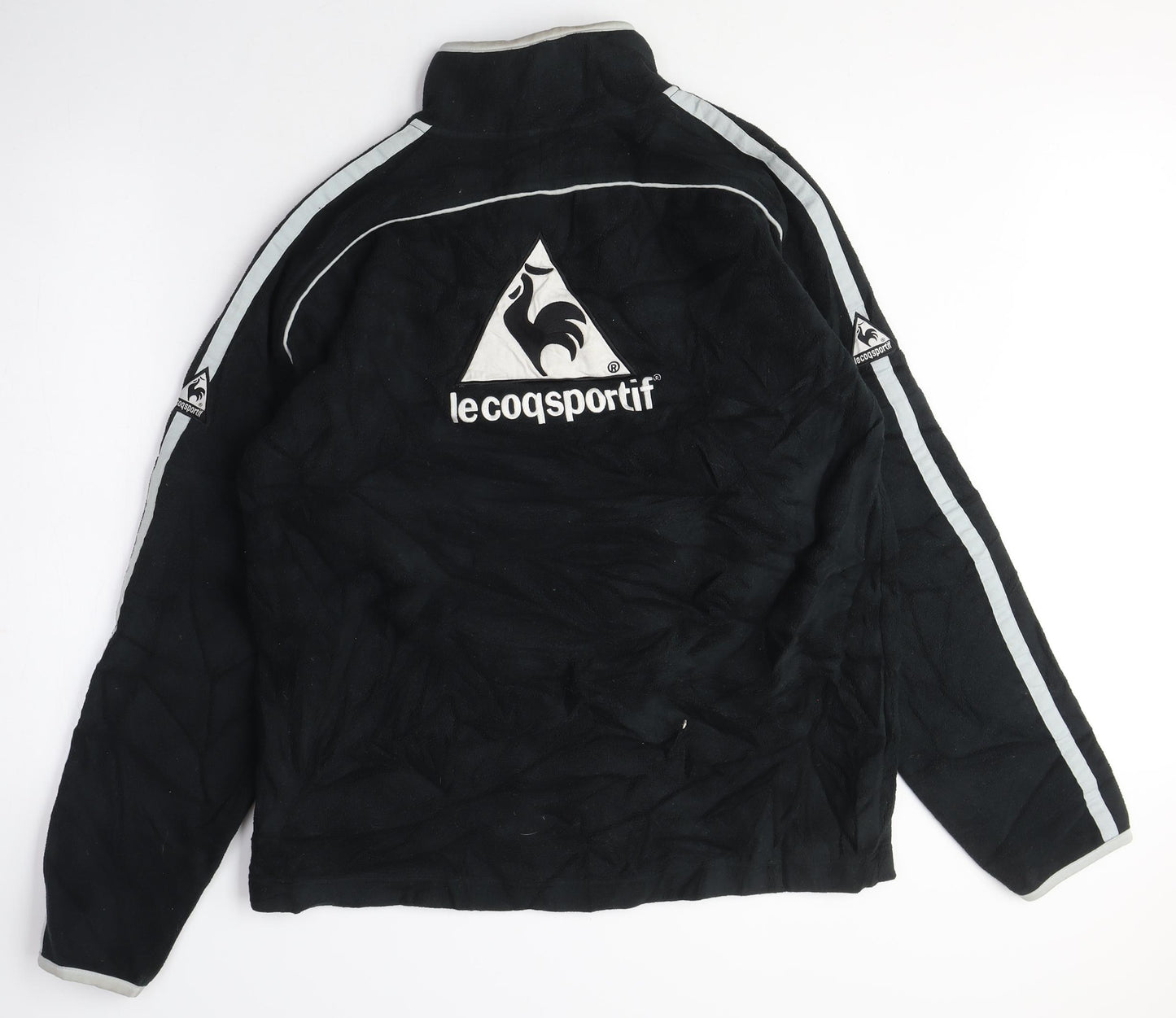 le coq sportif Mens Black Polyester Pullover Sweatshirt Size L - Queens Park Rangers FC