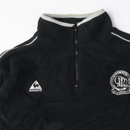 le coq sportif Mens Black Polyester Pullover Sweatshirt Size L - Queens Park Rangers FC