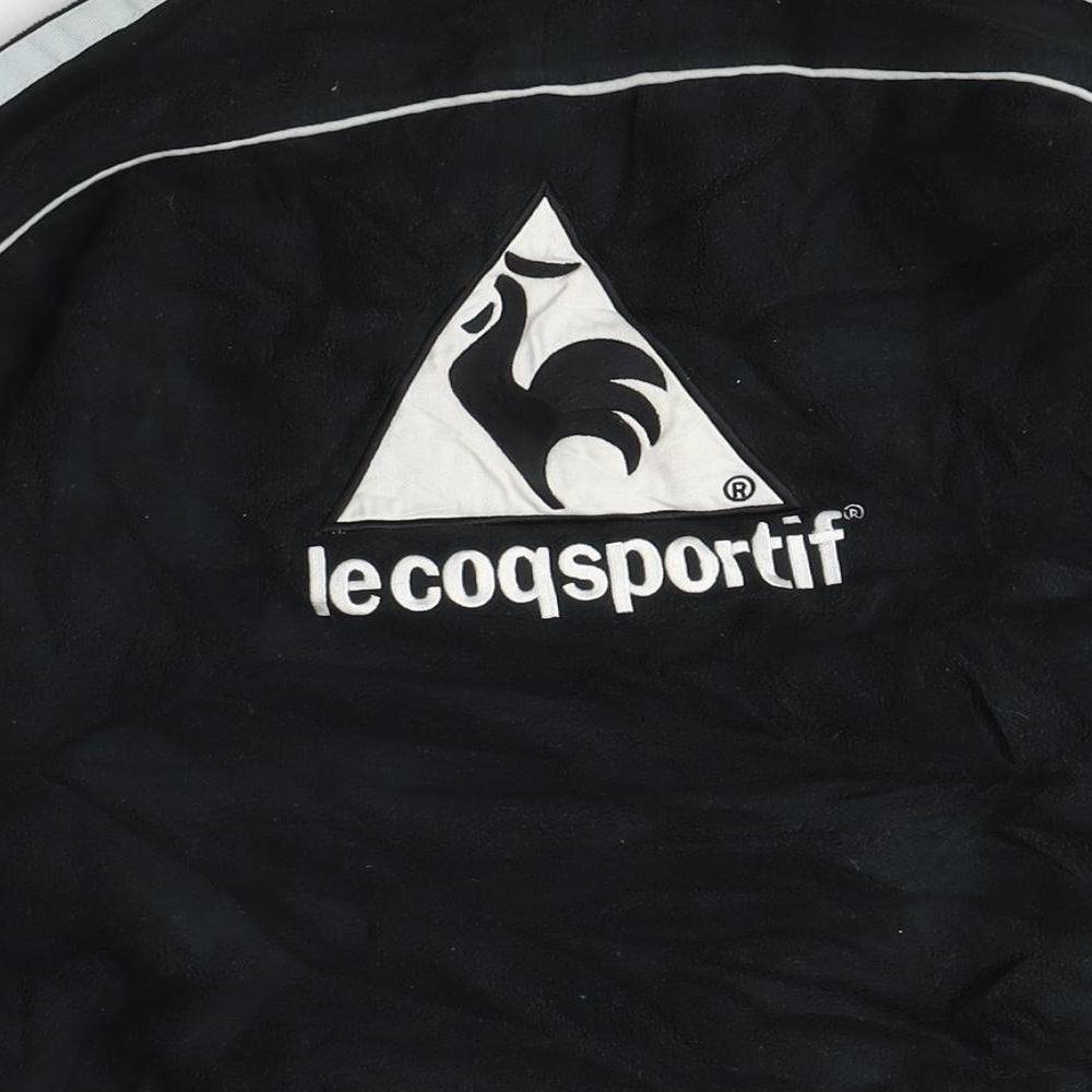 le coq sportif Mens Black Polyester Pullover Sweatshirt Size L - Queens Park Rangers FC