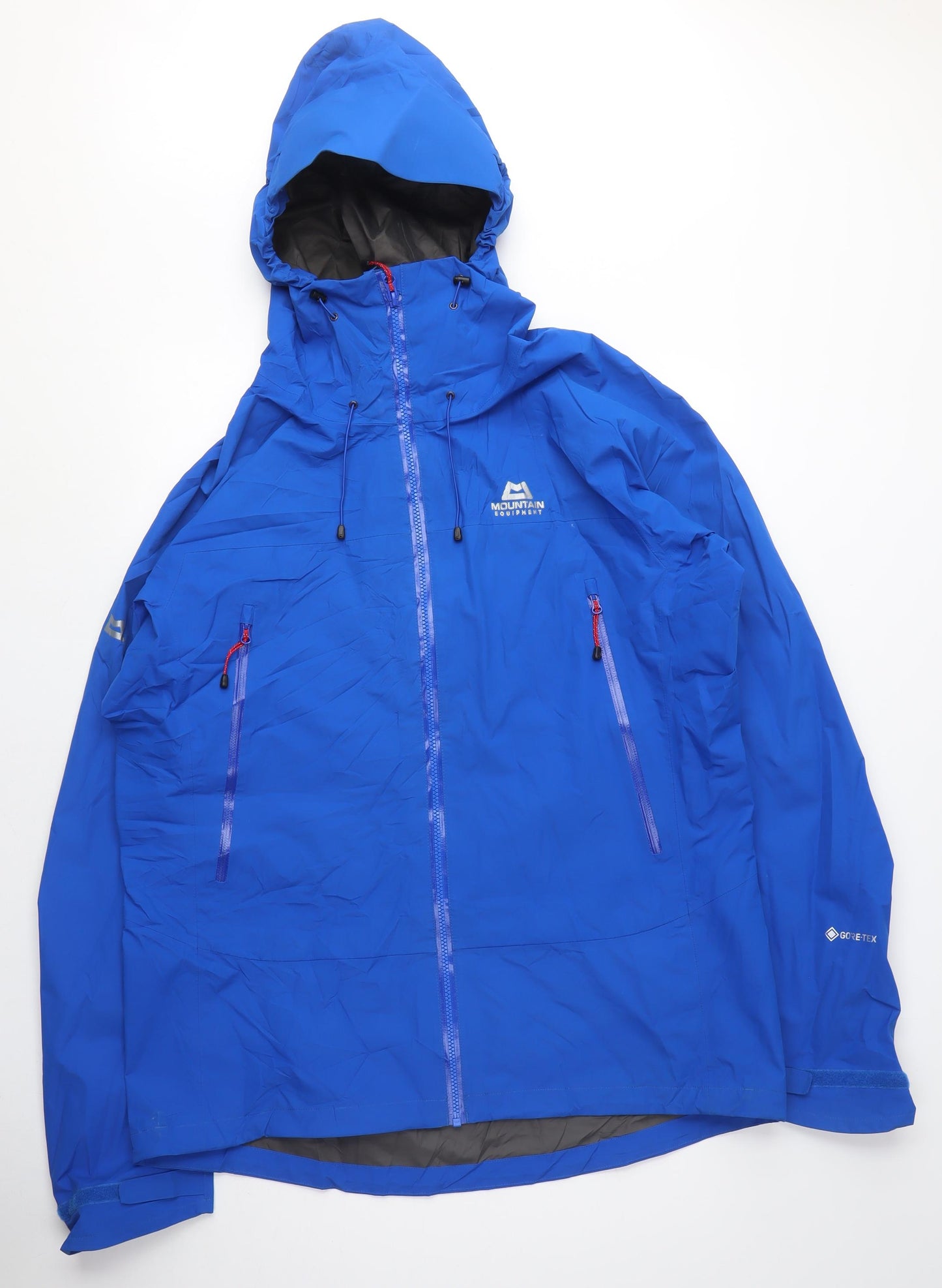Mountain Equipment Mens Beige Windbreaker Coat Size L Zip