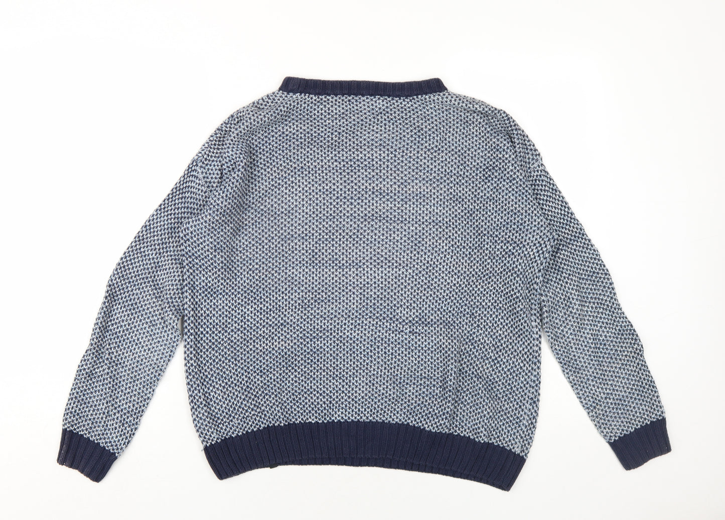 Finisterre Womens Blue Cotton Pullover Sweatshirt Size 10 Pullover