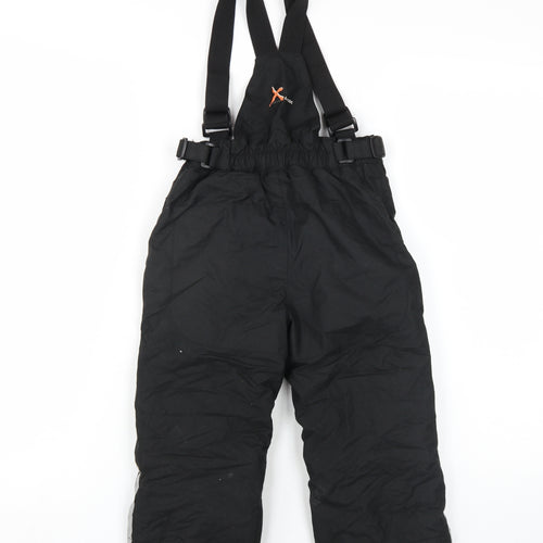 Killtec Boys Black Polyester Snow Pants Trousers Size 2 Years Regular Zip