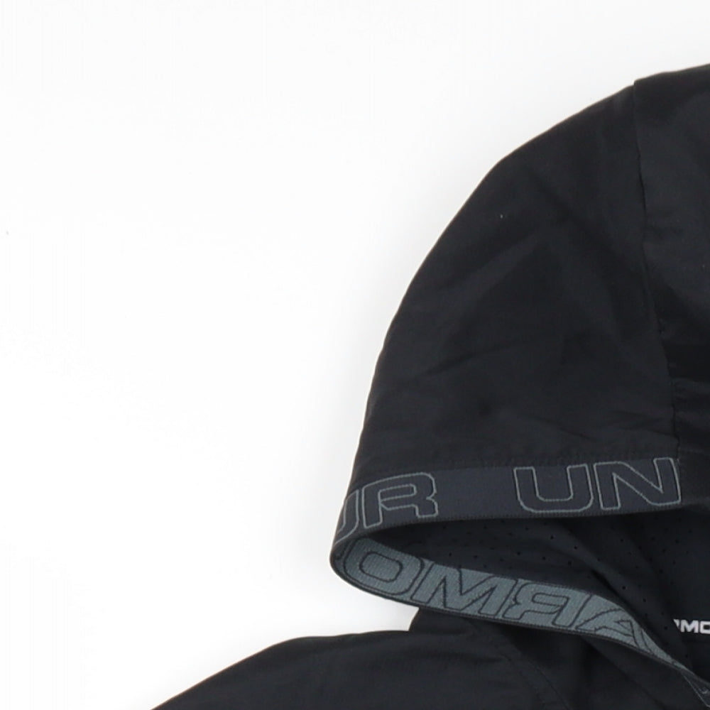 Under armour Mens Black Gilet Jacket Size L Zip