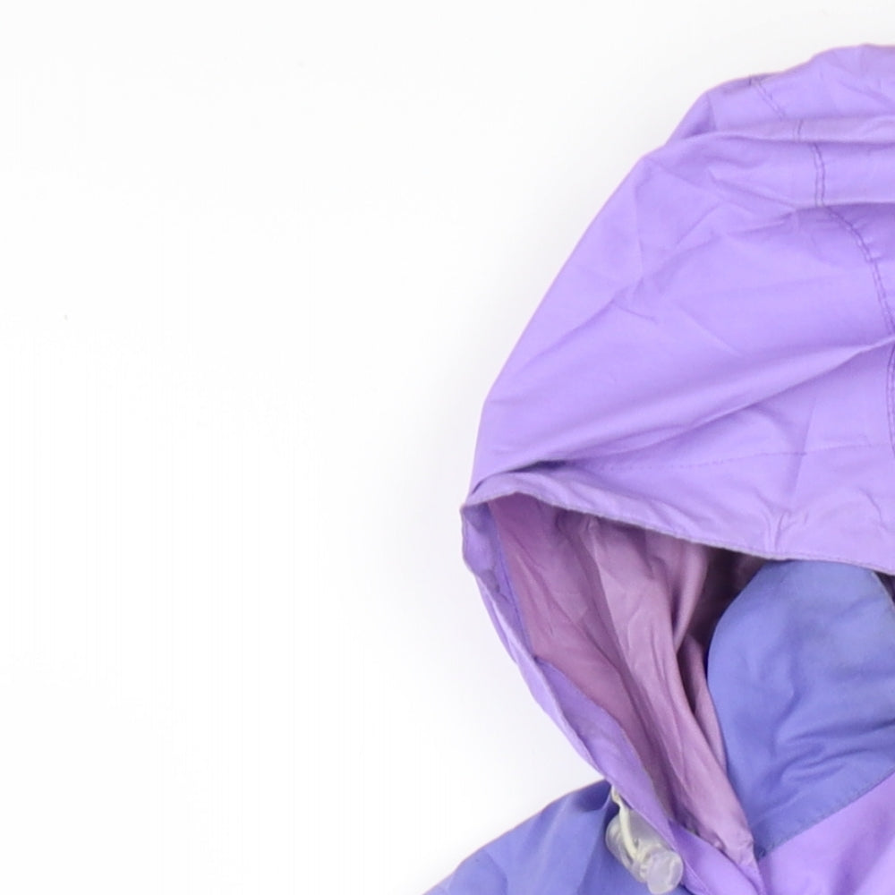 Regatta Womens Purple Rain Coat Coat Size 8 Zip