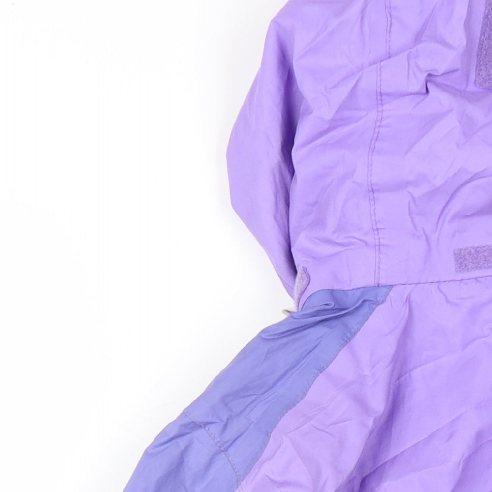 Regatta Womens Purple Rain Coat Coat Size 8 Zip