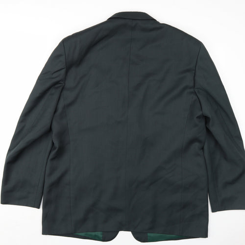 West Brook Mens Green Wool Jacket Blazer Size 46 Regular