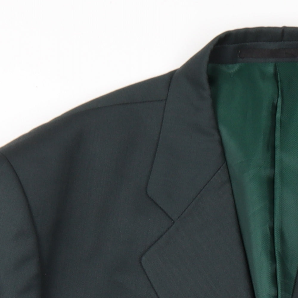 West Brook Mens Green Wool Jacket Blazer Size 46 Regular