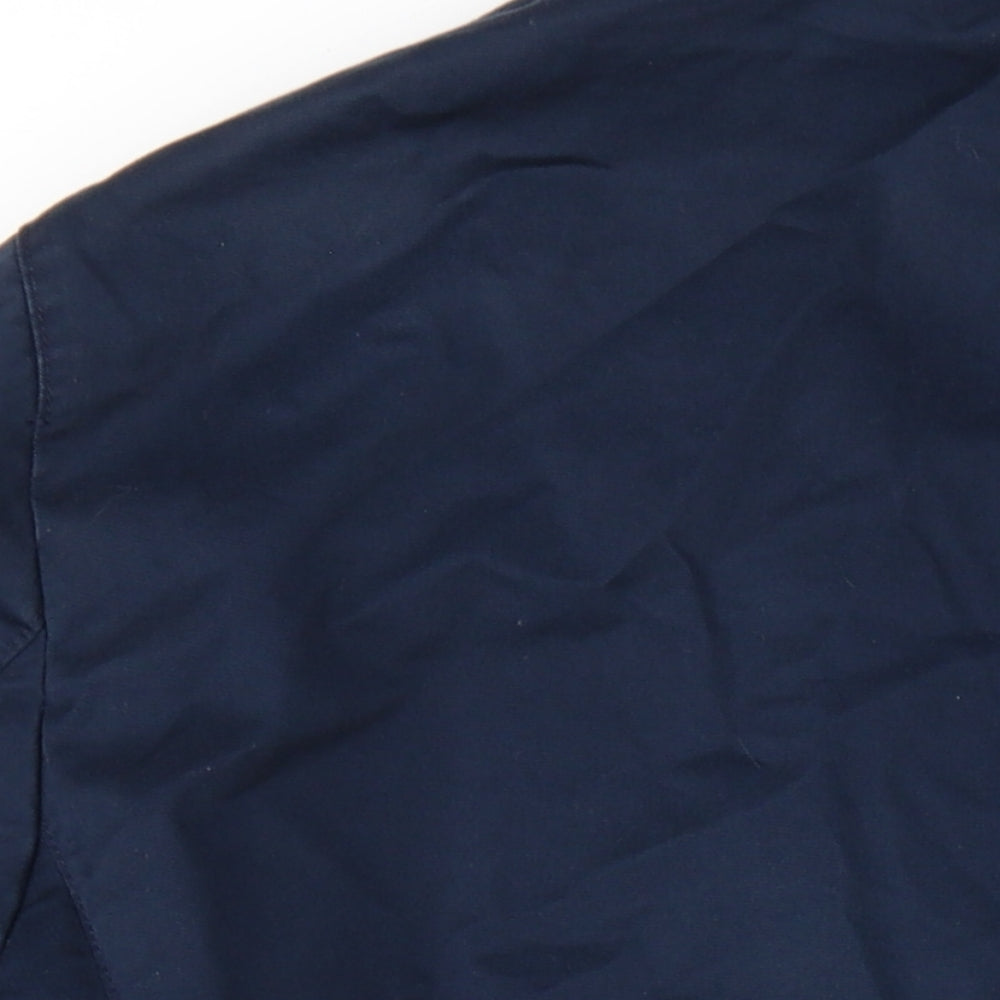 HUGO BOSS Mens Blue Cotton Jacket Blazer Size 44 Regular