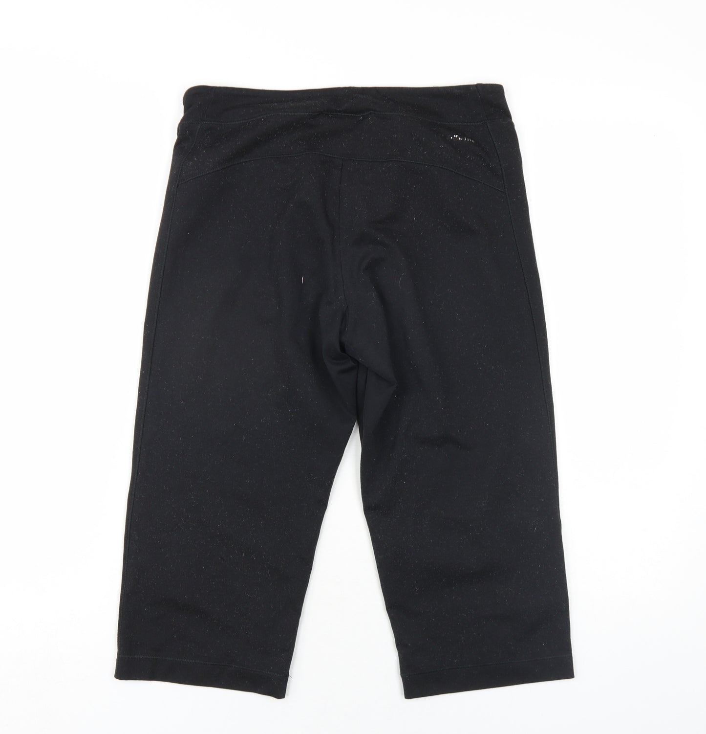 adidas Womens Black Cotton Capri Leggings Size 16 L20 in Regular Pullover