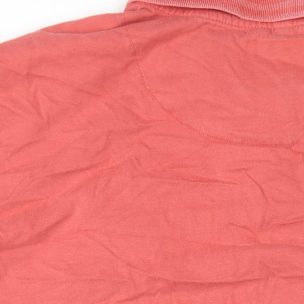 Joe Browns Mens Orange Cotton Polo Size 3XL Collared Button