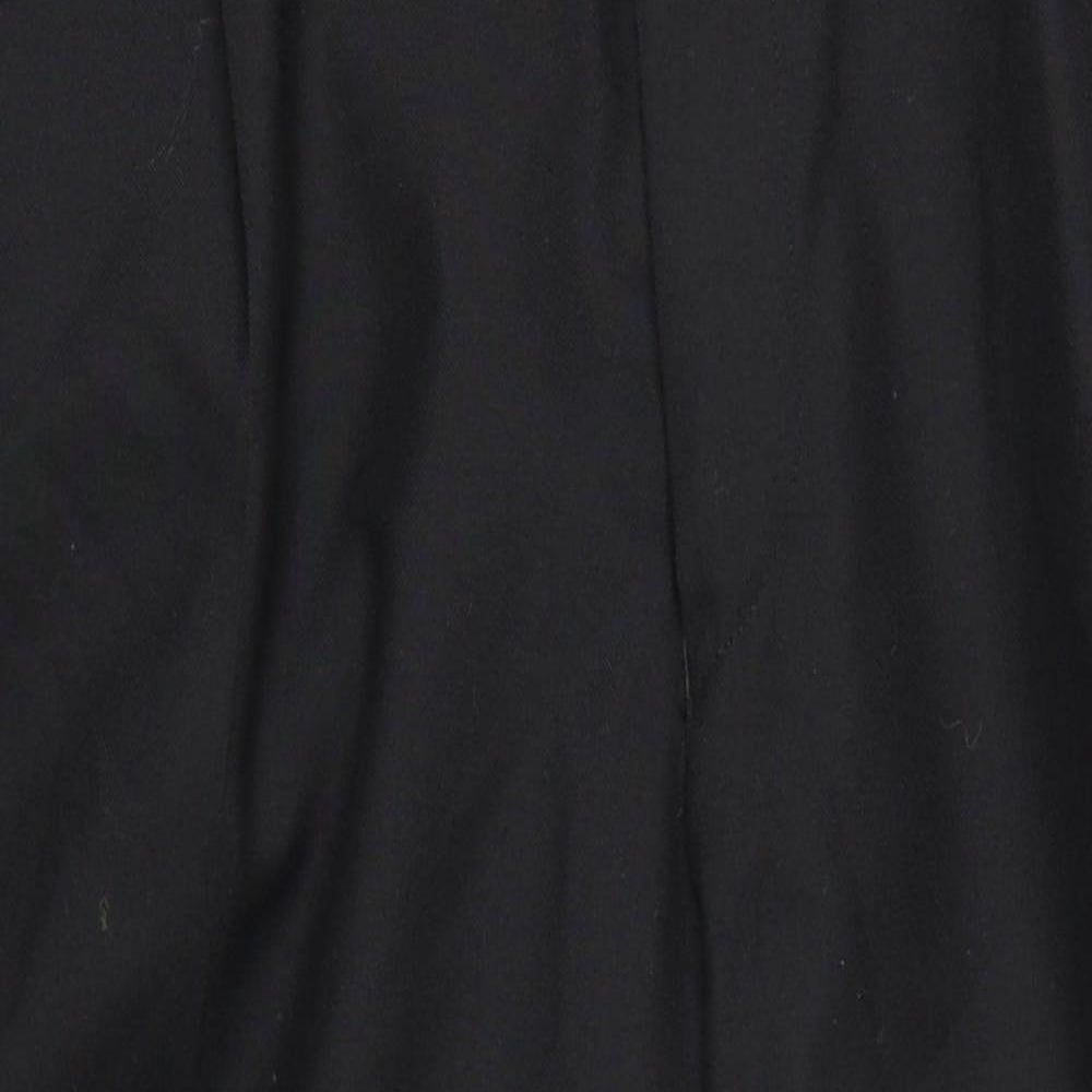 Horne Brothers Mens Black Polyester Tuxedo Suit Trousers Size 38 Regular