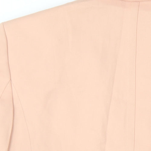 Reiss Womens Pink Acetate Jacket Blazer Size S