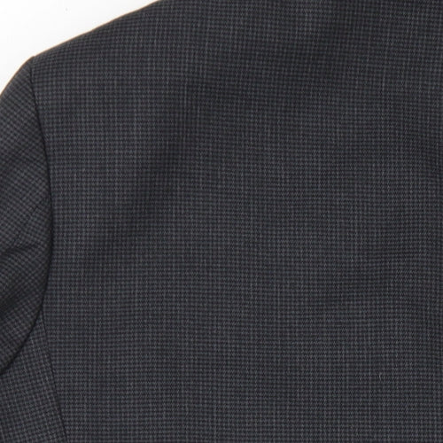 Marks and Spencer Mens Grey Wool Jacket Blazer Size 44 Regular