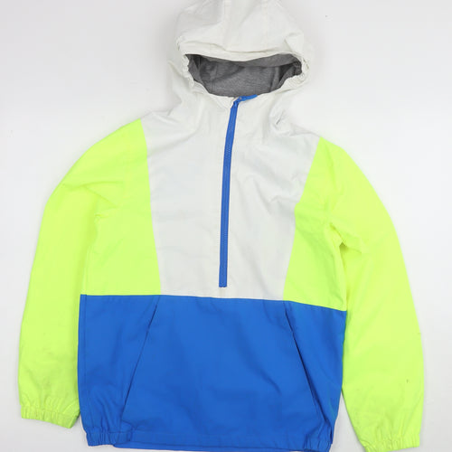 Mountain Warehouse Boys Multicoloured Colourblock Anorak Jacket Size 13 Years Zip