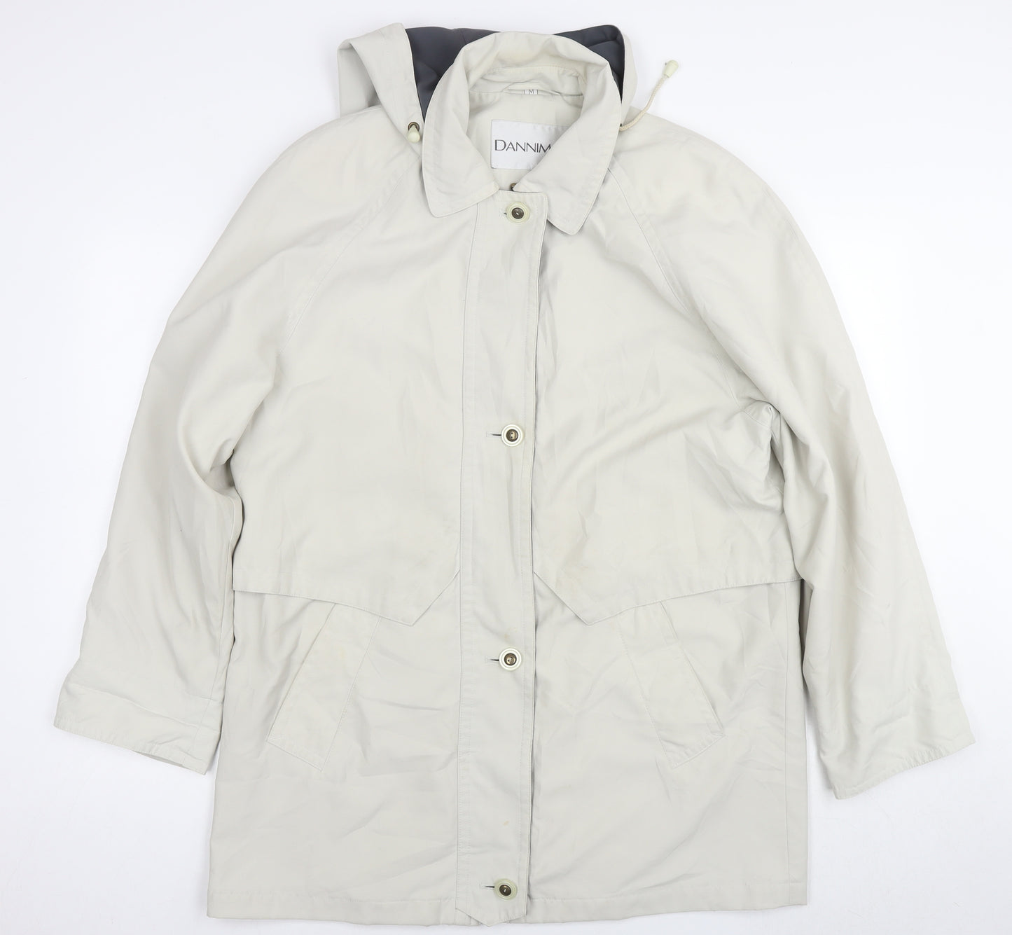Dannimac Womens Beige Parka Jacket Size M Zip