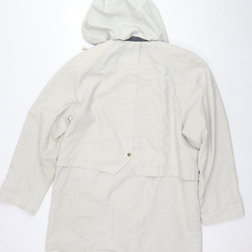 Dannimac Womens Beige Parka Jacket Size M Zip