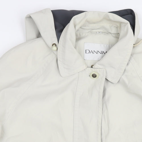 Dannimac Womens Beige Parka Jacket Size M Zip