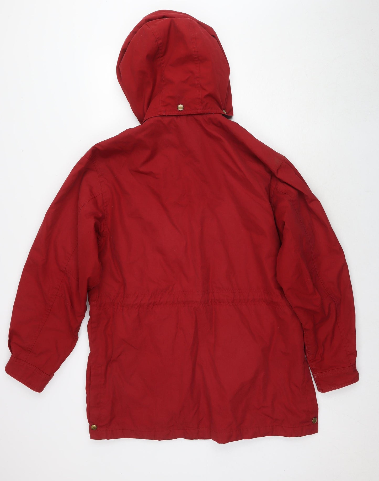Lands' End Womens Red Jacket Size 10 Zip - Size 10-12
