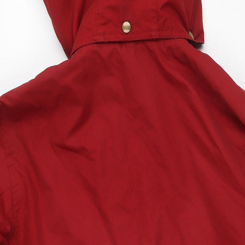 Lands' End Womens Red Jacket Size 10 Zip - Size 10-12