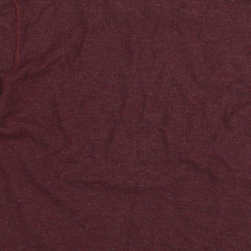 Eddie Bauer Womens Brown Round Neck Polyester Pullover Jumper Size M