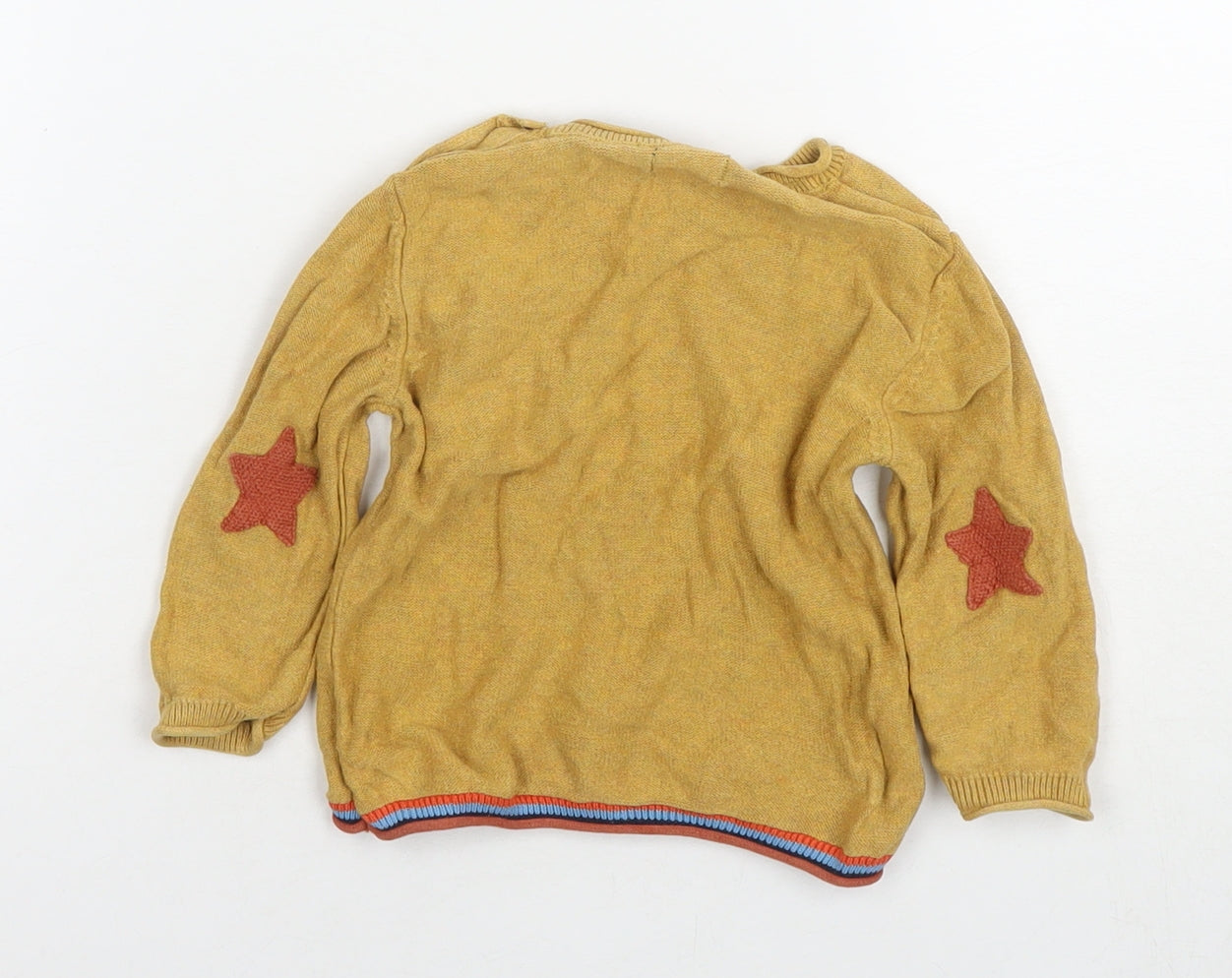 NEXT Boys Brown Cotton Pullover Jumper Size 12-18 Months Tie