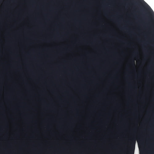 Cooperative Womens Blue Round Neck Cotton Pullover Jumper Size S - Maybe