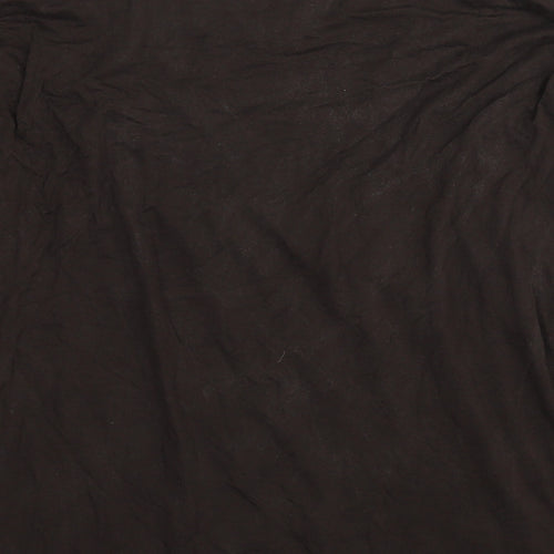 GANT Womens Brown Polyester Basic Blouse Size S Off the Shoulder