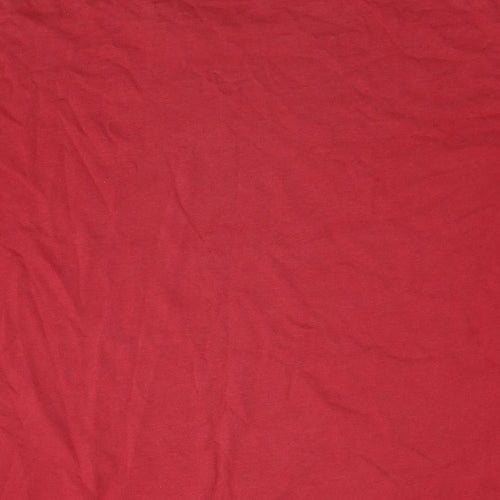 Blue Harbour Mens Red Cotton T-Shirt Size M Round Neck - Southampton