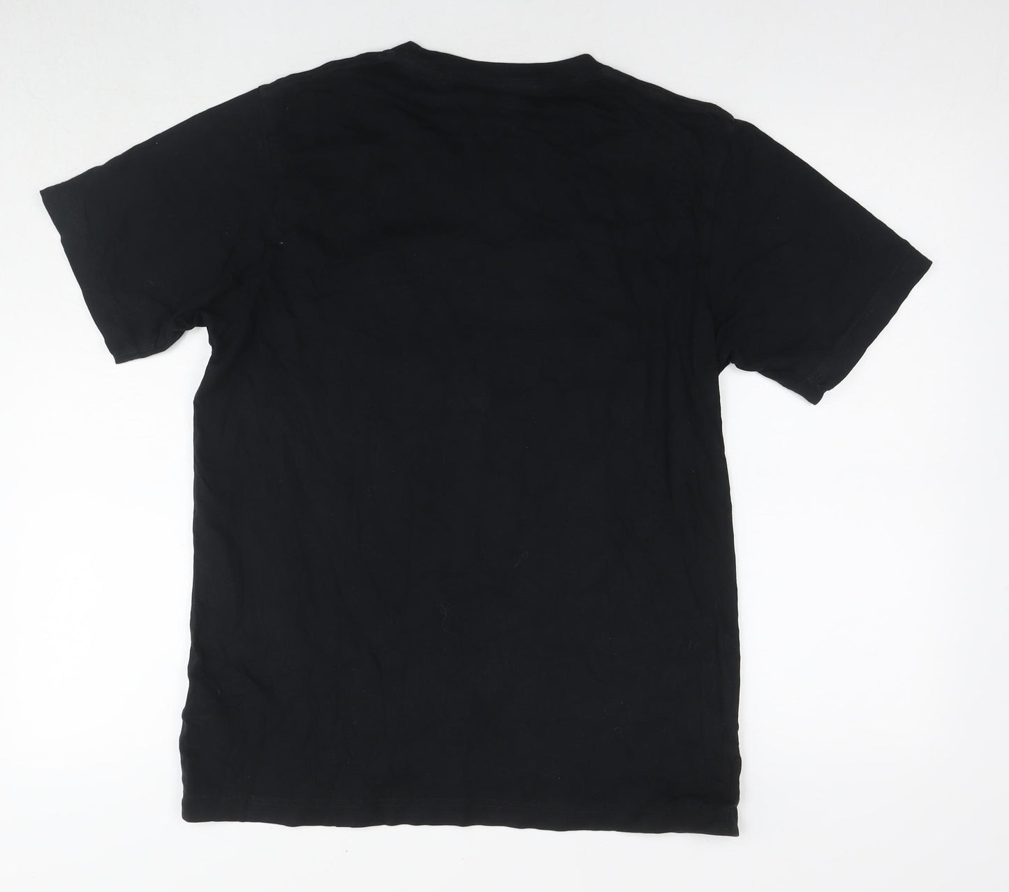 Uniqlo Mens Black Cotton T-Shirt Size M Round Neck - Osomatsu-Kun