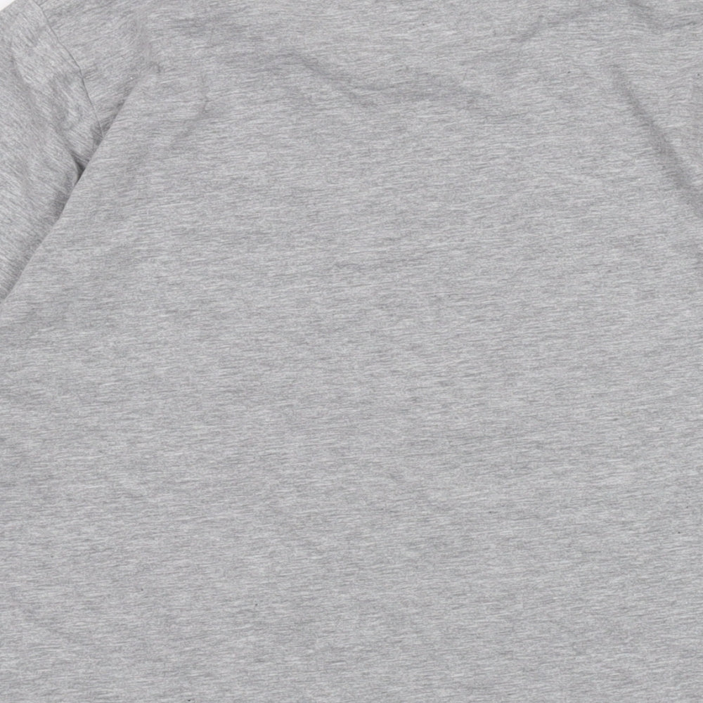 AIRWALK Mens Grey Cotton T-Shirt Size S Crew Neck