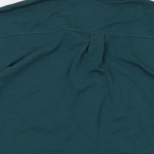 Weird Fish Mens Green Cotton Button-Up Size 2XL Collared Button