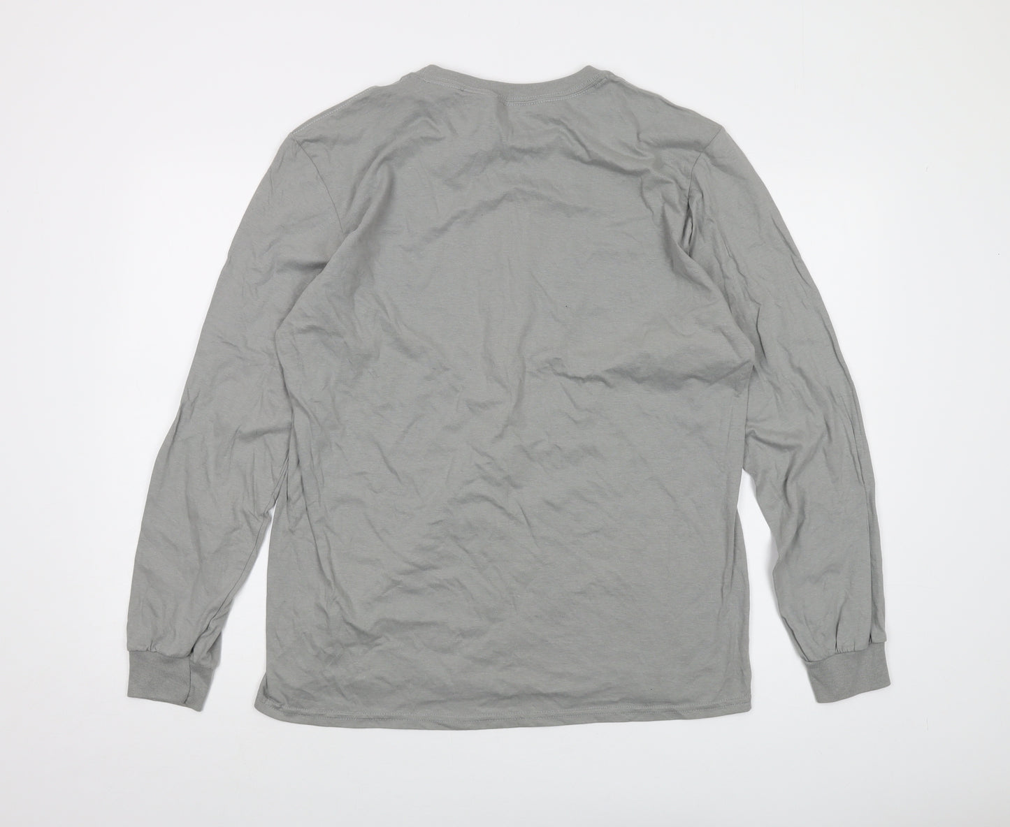 Marmot Mens Grey Cotton T-Shirt Size L Crew Neck