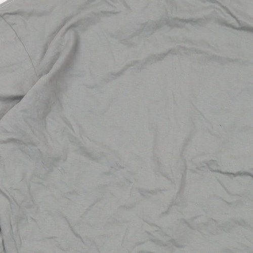 Marmot Mens Grey Cotton T-Shirt Size L Crew Neck