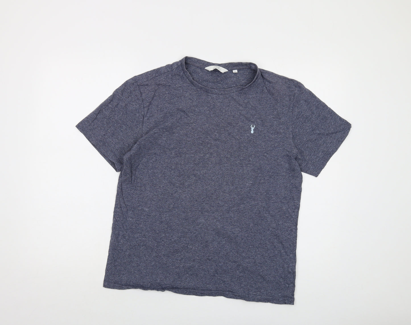 NEXT Mens Blue Cotton T-Shirt Size M Crew Neck