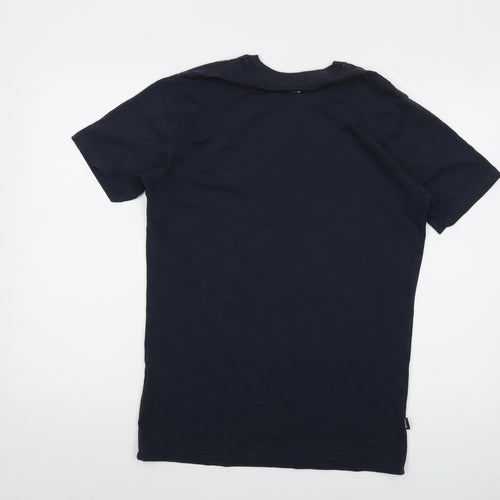 Chunk Mens Grey Cotton T-Shirt Size S Crew Neck