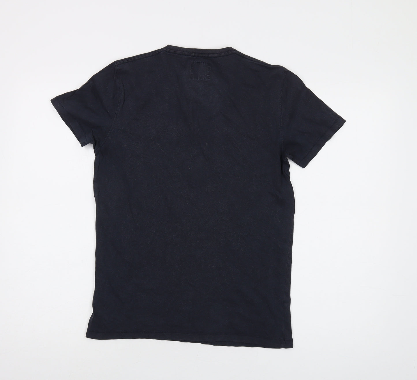 Abercrombie & Fitch Mens Blue Cotton T-Shirt Size XS V-Neck