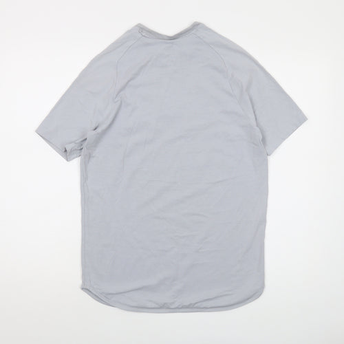 Under armour Mens Grey Polyester T-Shirt Size S Crew Neck
