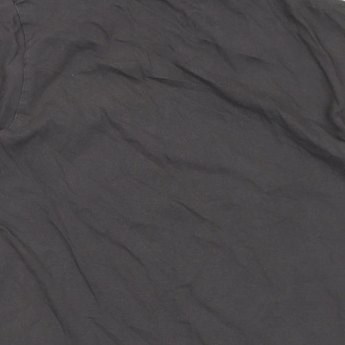 Uniqlo Mens Grey Cotton T-Shirt Size M Crew Neck - Sesame Street