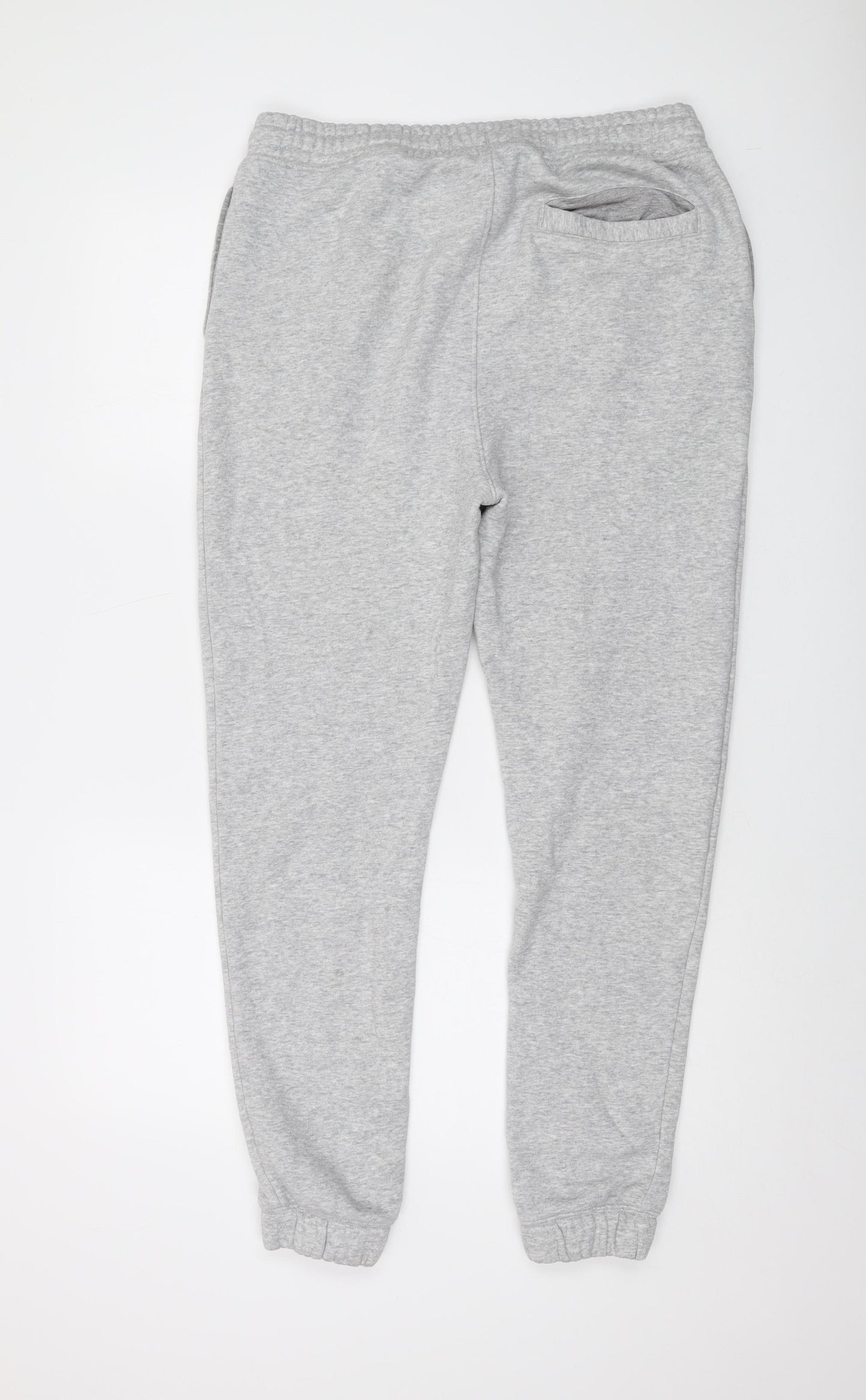 SoulCal&Co Mens Grey Polyester Sweatpants Trousers Size M L28 in Regular Drawstring