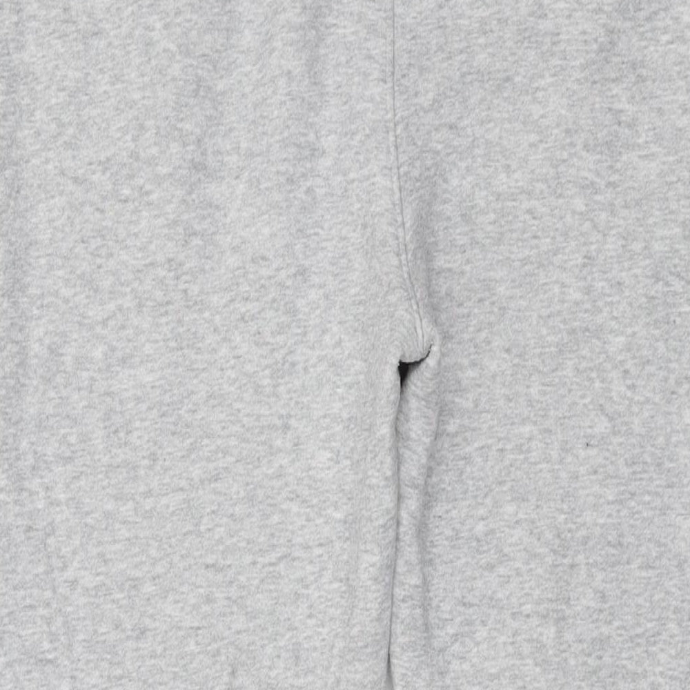 SoulCal&Co Mens Grey Polyester Sweatpants Trousers Size M L28 in Regular Drawstring
