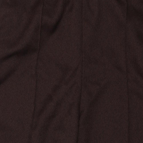 EWM Womens Brown Polyester Trousers Size 20 L25 in Regular